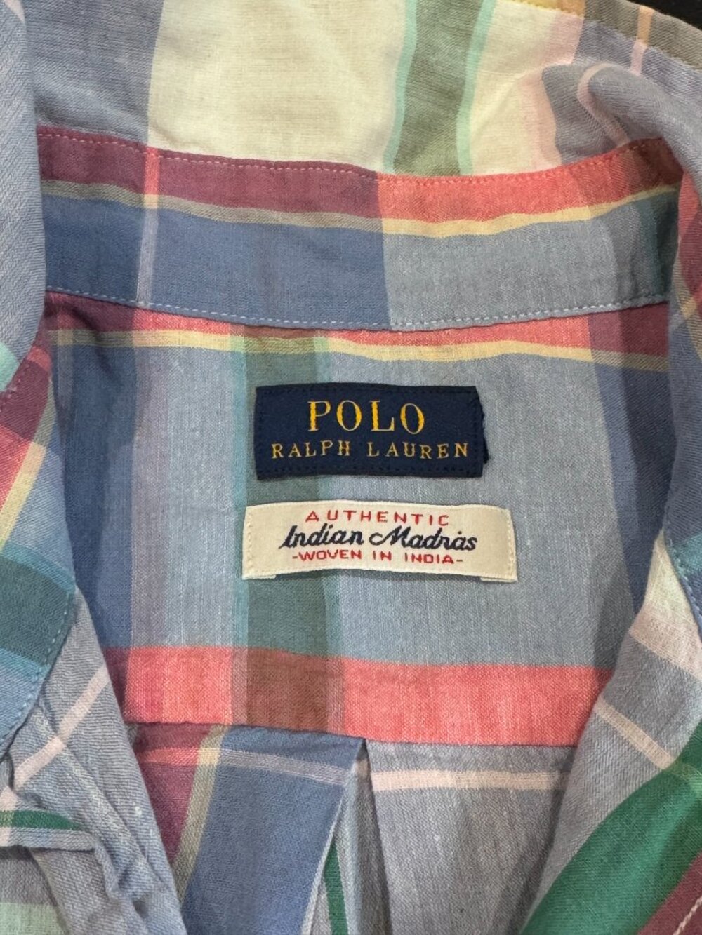 Ralph Lauren Plaid Button Front Maxi Shirt Dress Belted Long Sleeve Preppy (M/L) - Picture 14 of 16